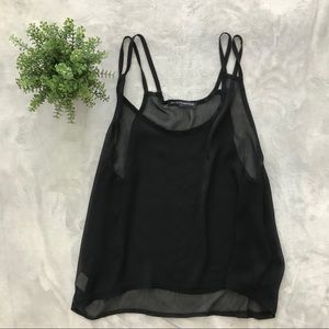 Brandy Melville Double Strap Sheer Tank